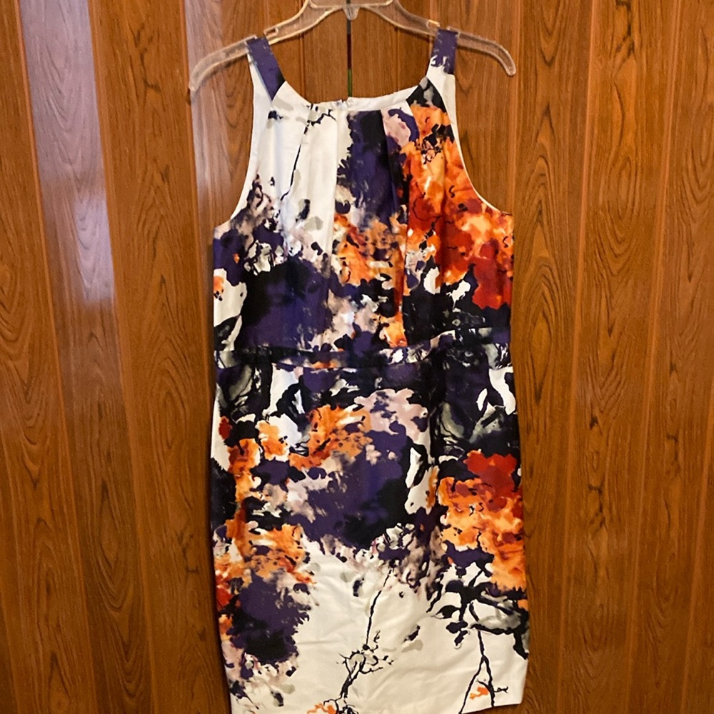 Andrea Jovine Women’s Casual Gorgeous Dress Sleeveless zipper Closure Crew Neck